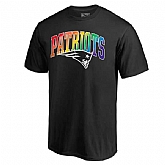 Men's New England Patriots NFL Pro Line by Fanatics Branded Black Big & Tall Pride T-Shirt,baseball caps,new era cap wholesale,wholesale hats